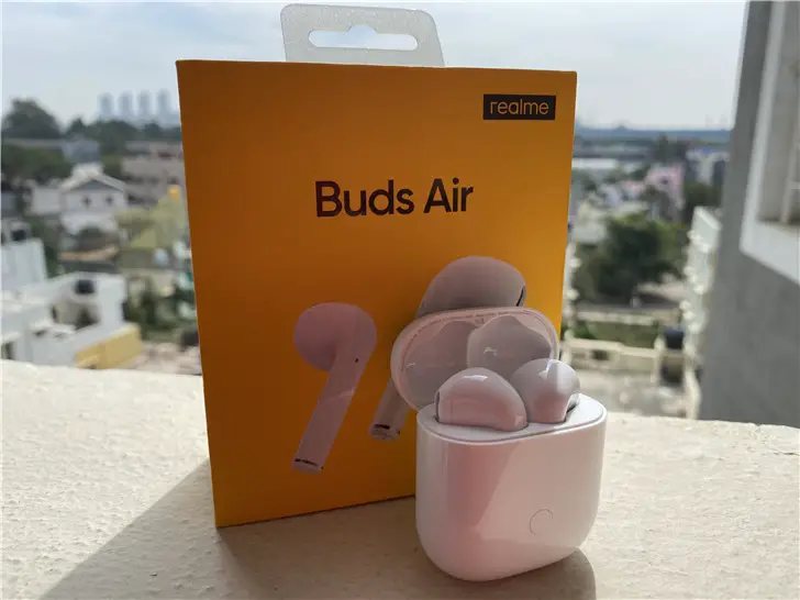 realme buds air tws λευκά ακουστικά
