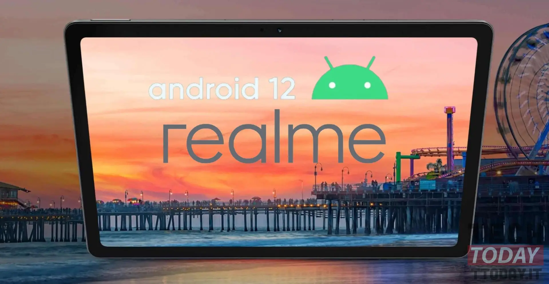 realme pad wordt geüpdatet naar officiële Android 12