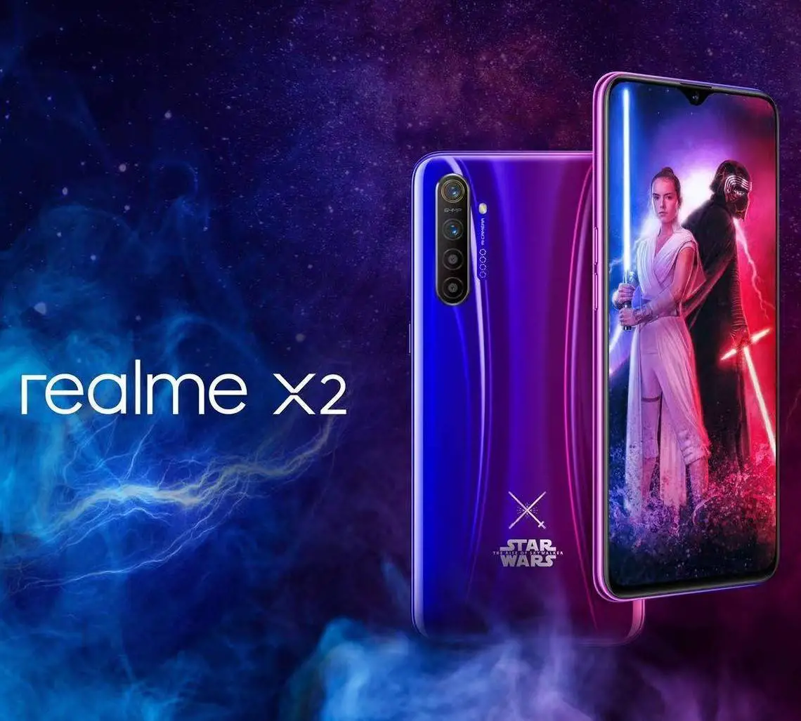 realme x2 edição star wars