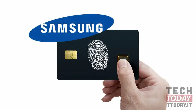 Samsung apresenta o scanner de impressão digital de cartão de pagamento