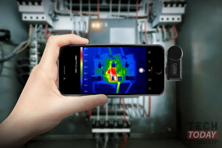 a thermal sensor built into smartphones withstands up to 100 degrees celsius