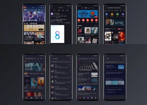 Mode gelap Flyme OS 8