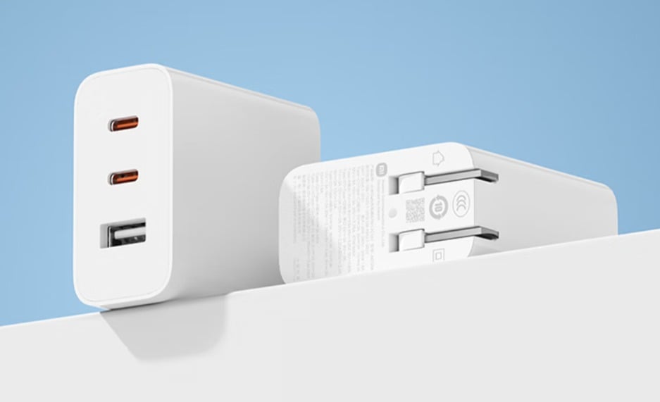 Chargeur GaN à trois ports Xiaomi 2C1A Chargeur Xiaomi Mijia à 3 ports 140W