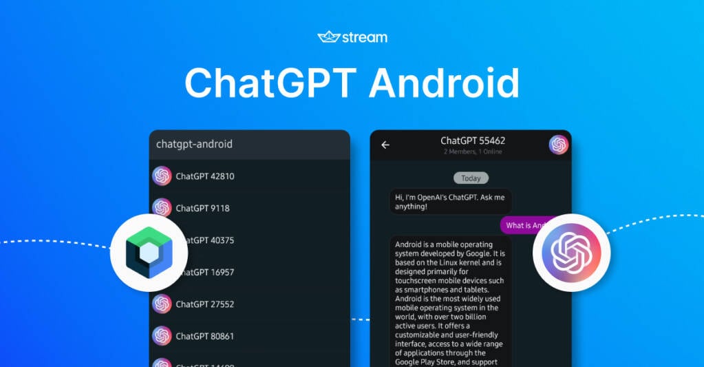 trò chuyện gpt ứng dụng android