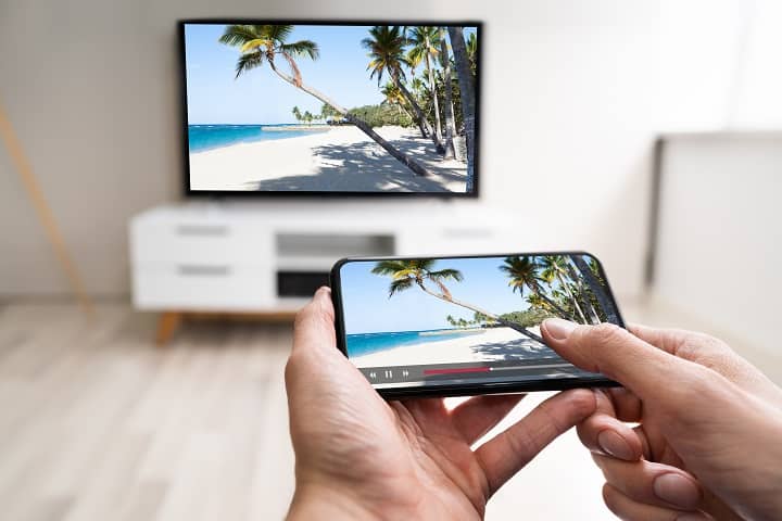 cara menghubungkan smartphone ke tv