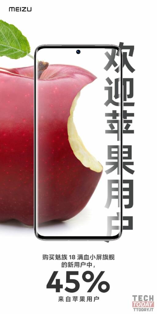 utenti meizu vengono da apple