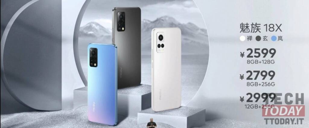 meizu 18s, 18s pro e 18x sono ufficiali: caratteristiche e prezzi