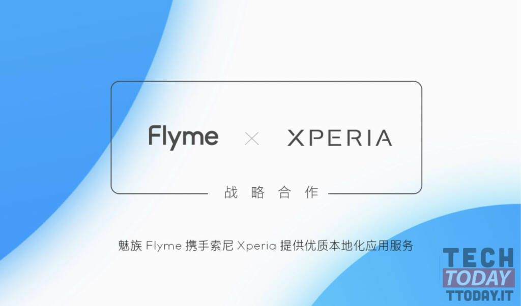 魅族为索尼 xperia 发布 flyme
