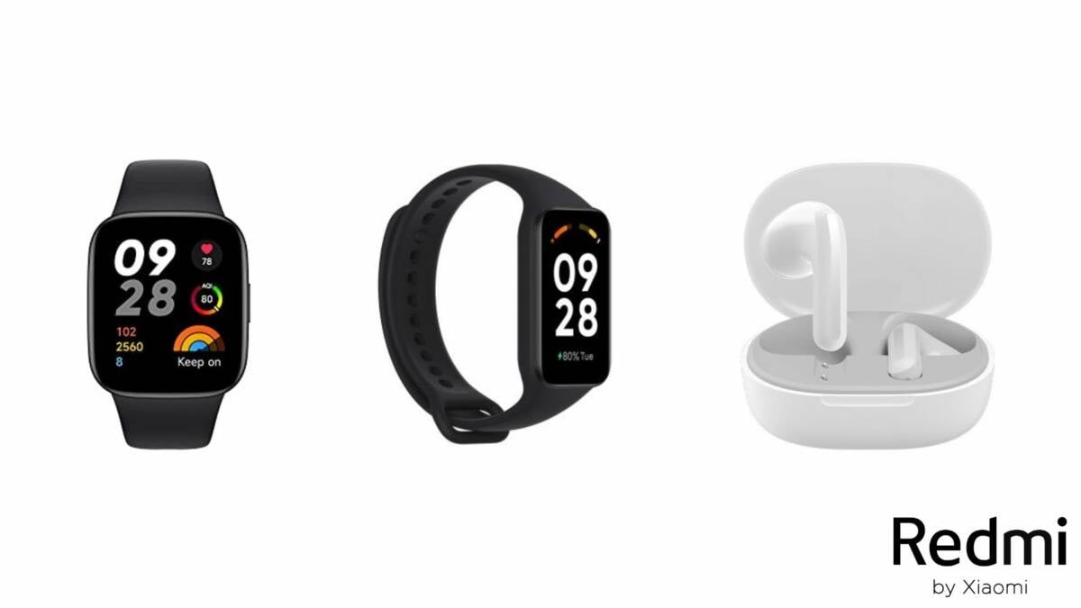 Redmi Watch 3, Smart Band 2 và Buds 4 Lite