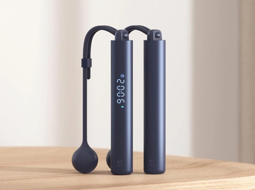 Corda Per Saltare Smart Bisonbody Con App Fitdays+ - 2 In 1: Classica 3m O Senza Fili Con Shortball - Bluetooth, Conta Salti, Ricaricabile USB-C