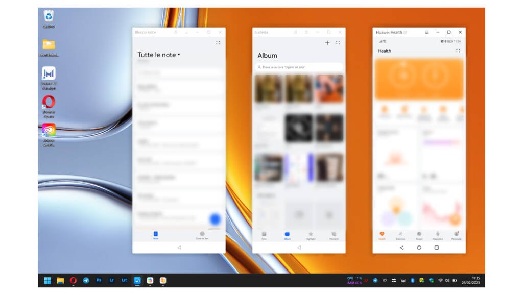Smartphone de col·laboració multipantalla Huawei PC MANAGER