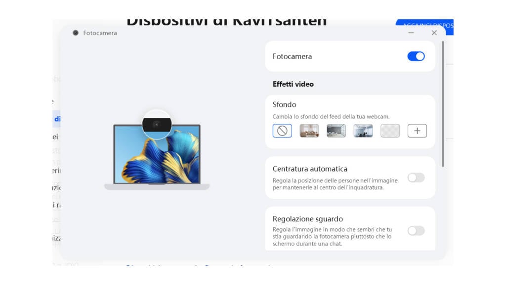 Càmera Huawei PC MANAGER