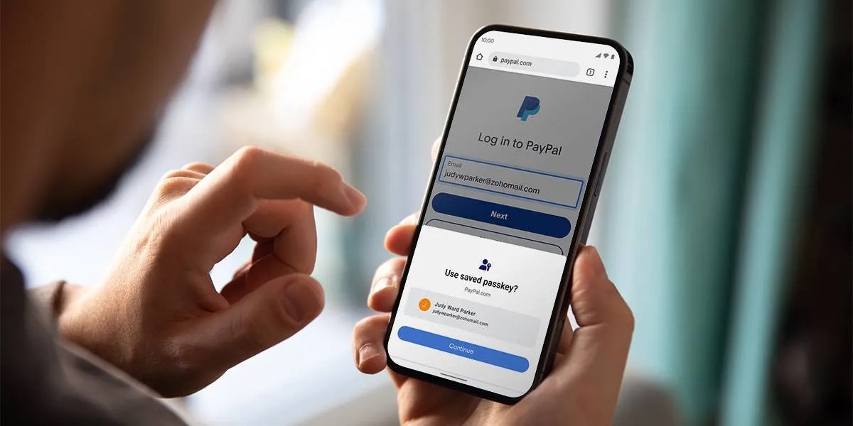 PayPal introduceert toegangssleutels