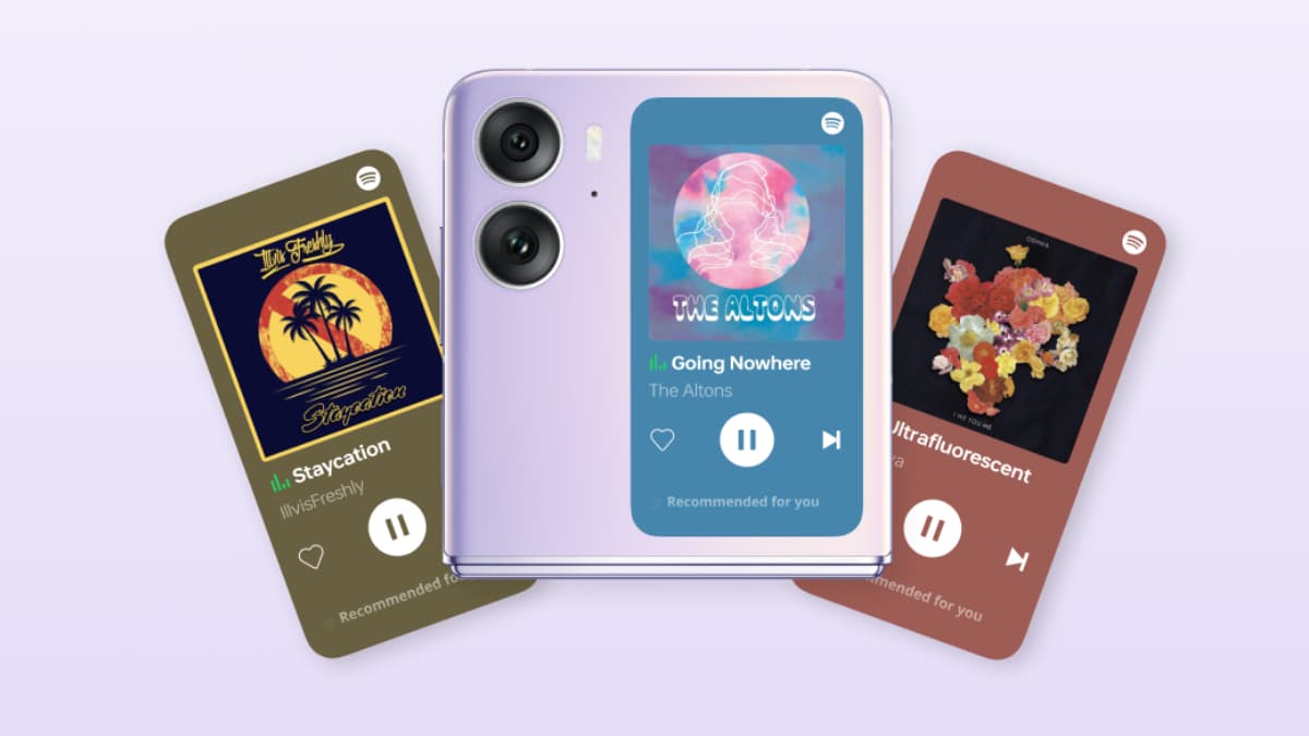 El giny de Spotify arriba a OPPO FIND N2 FLIP