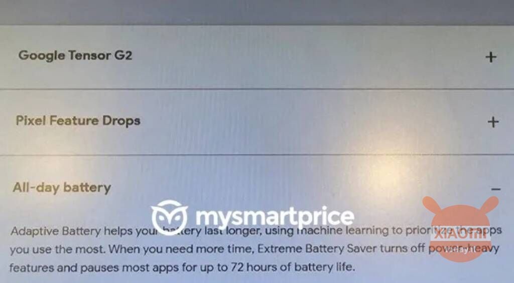 google pixel 7a battery