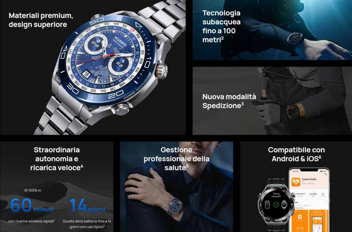 ميزات Huawei Watch Ultimate