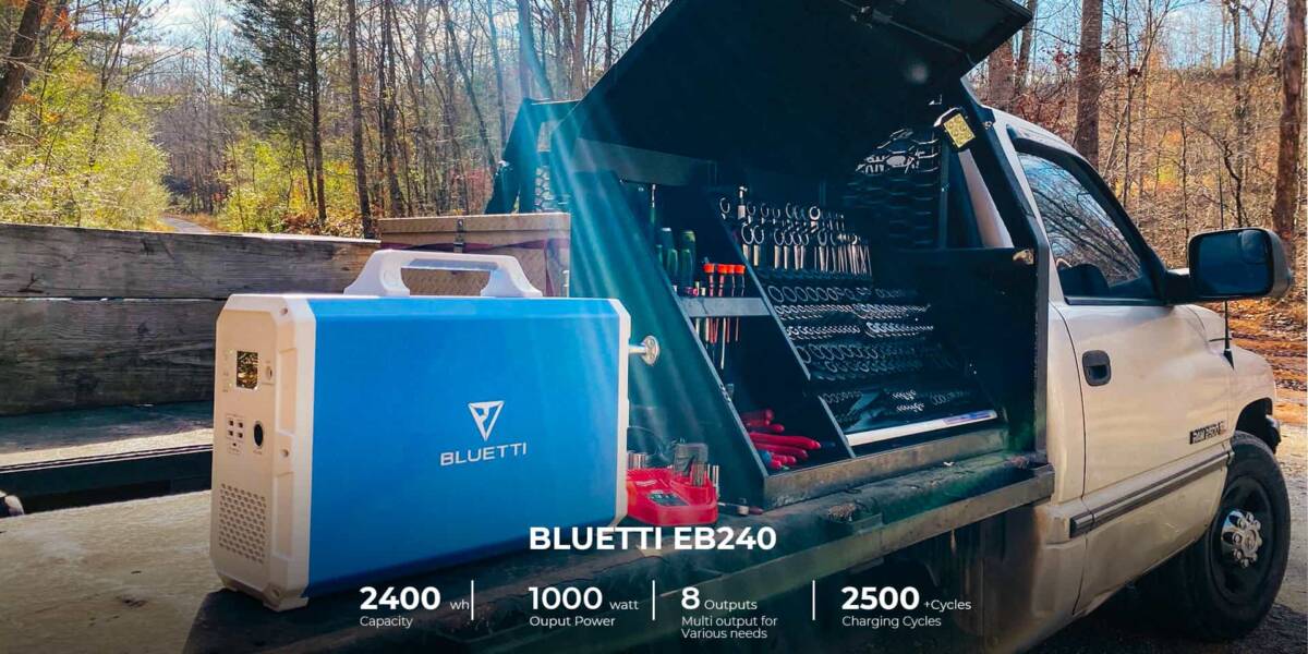 BLUETTI PowerOak EB240 is the portable charging station that powers anything and everywhere