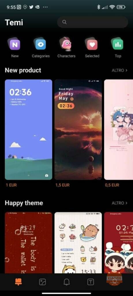 App HyperOS (ex MIUI) temi