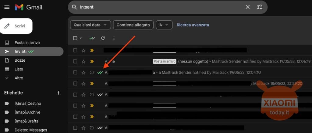Come sapere quando una email viene letta su Gmail