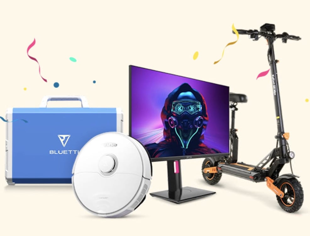Offerte Giugno su Geekmall: fase final to buy eBike, monopattini elettrici, elettrodomestici scontatissimi