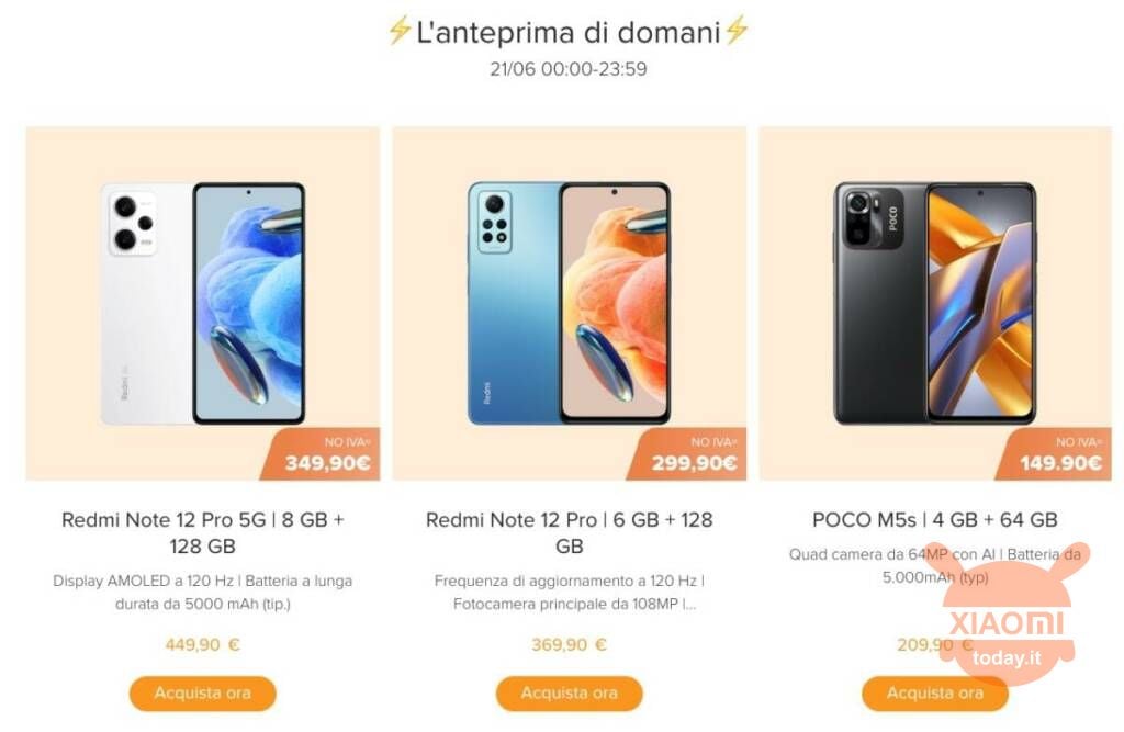 NO IVA WEEK di Xiaomi