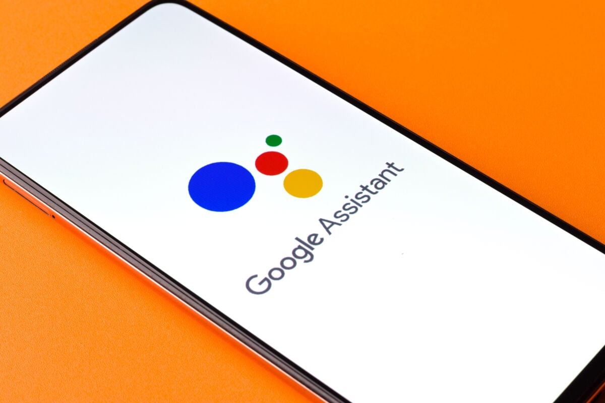 Google Assistant som webbladsye op