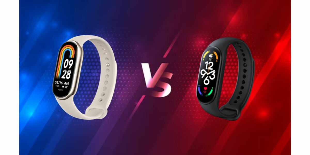 השוואה בין xiaomi mi band 8 לעומת mi band 7