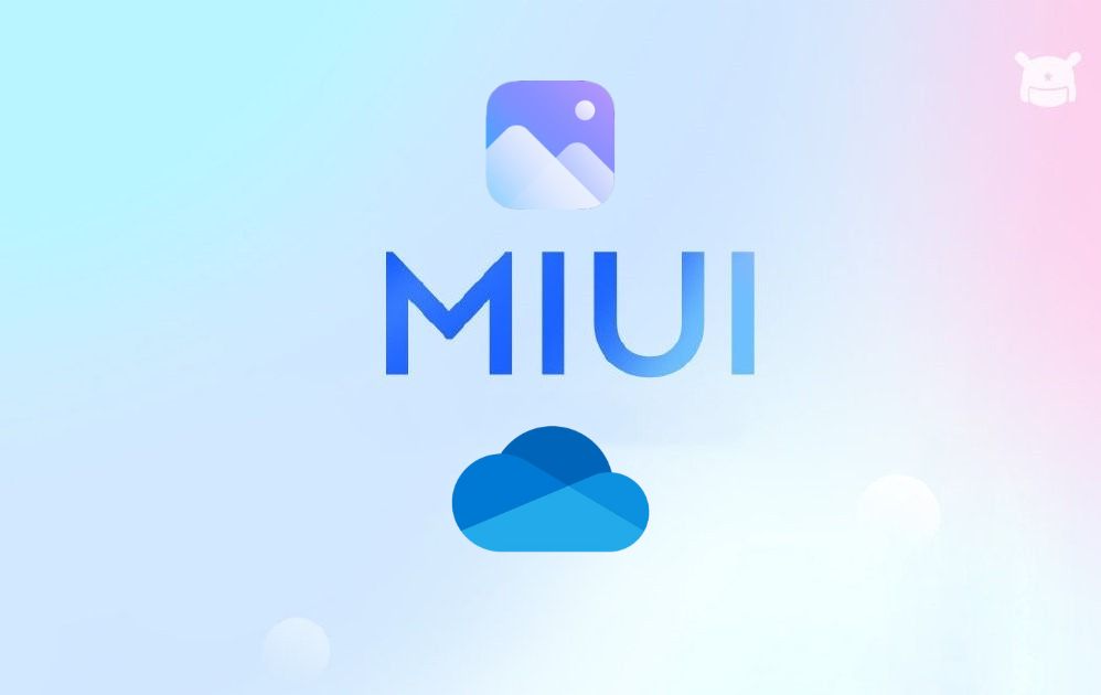 miui akan menggunakan onedrive sebagai penyimpanan foto