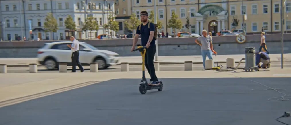 segway som er drevet med tanke