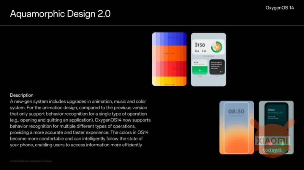 oxygenos 14 aquamorphic design