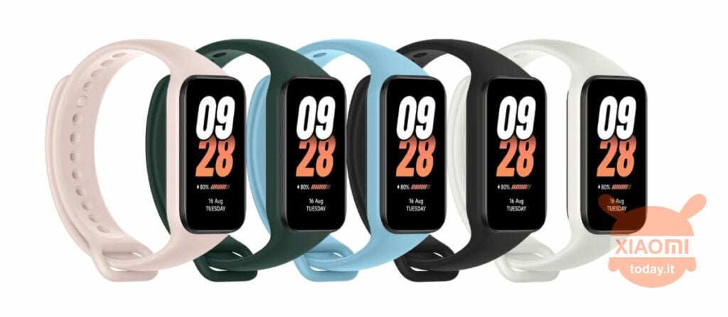 xiaomi mi band 8 active colori cinturini