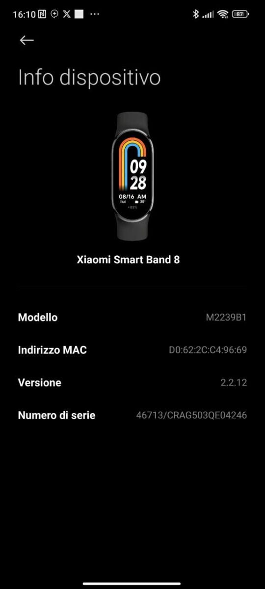 Xiaomi Mi Band 8 CN Global firmware update