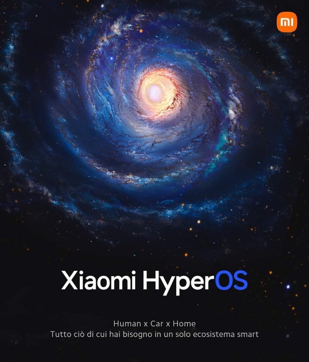 xiaomi hyperos locandina pubblicitaria