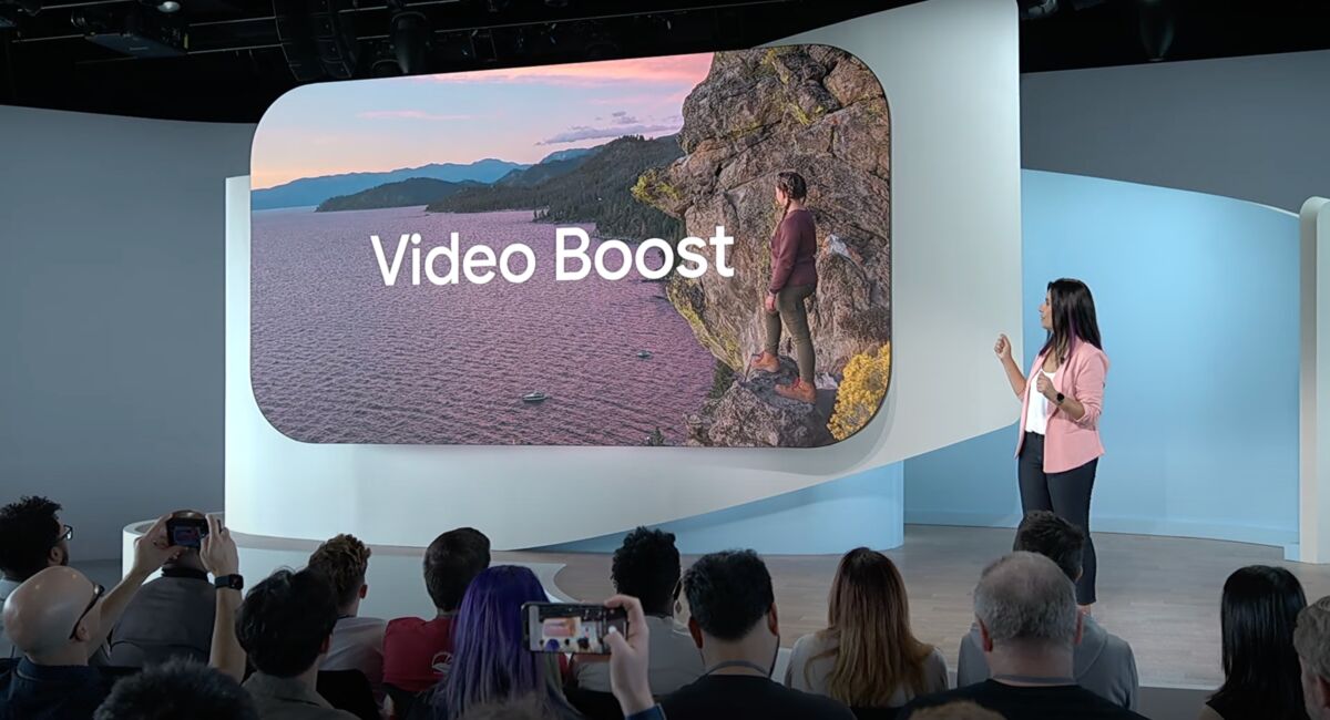 Wzmocnienie wideo w Google Pixel 8 Pro