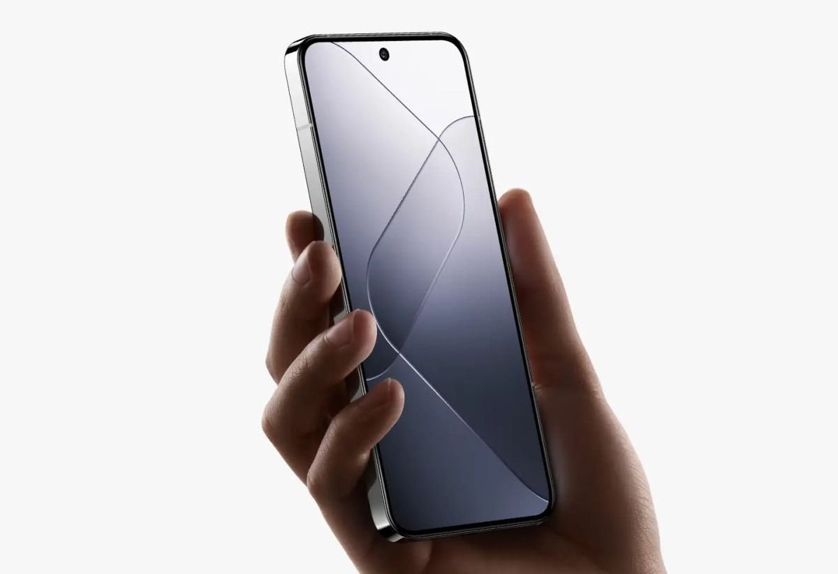 同社の最新スマートフォンであるXiaomi 14の画面とディスプレイ