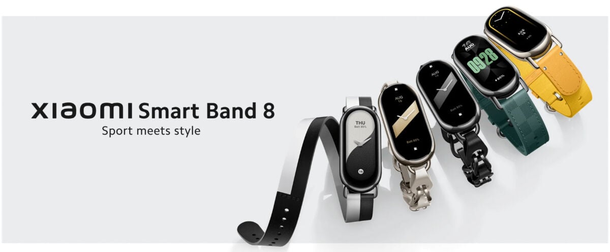 xiaomi mi band 8 toutes les couleurs et bracelets