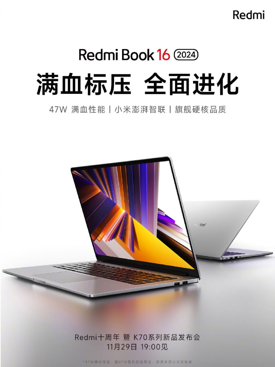 Redmi Watch 4 Book 16 2024 Buds 5 Pro ufficiali