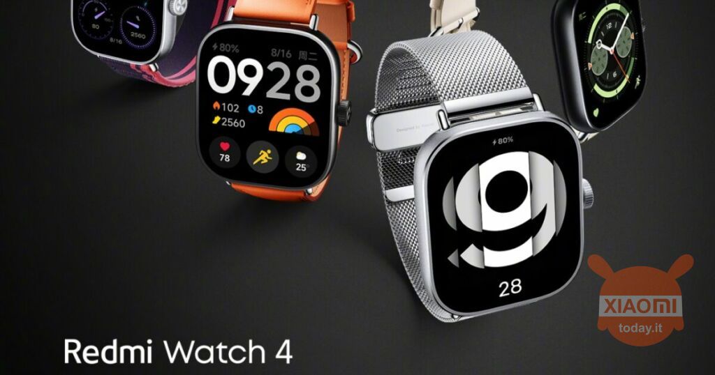 Redmi Watch 4 ufficiale: è il nuovo smartwatch HyperOS 