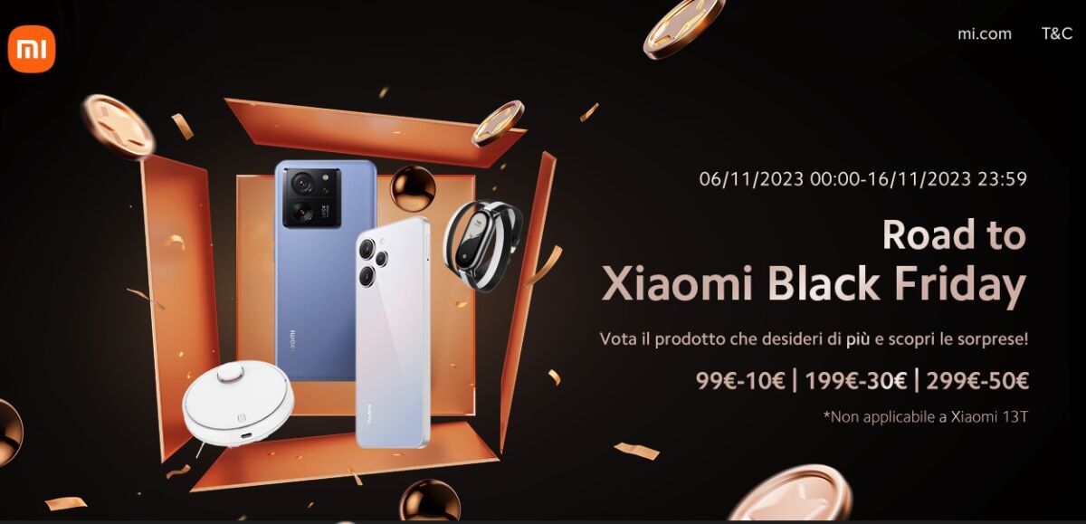 Zwarte vrijdag Xiaomi 2023
