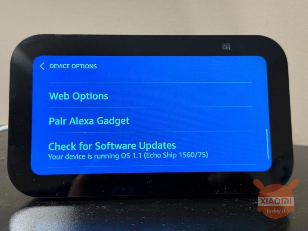 amazon vega in azione su echo show 5