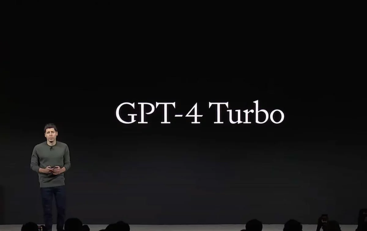 Sam Altman présente le gpt-4 turbo