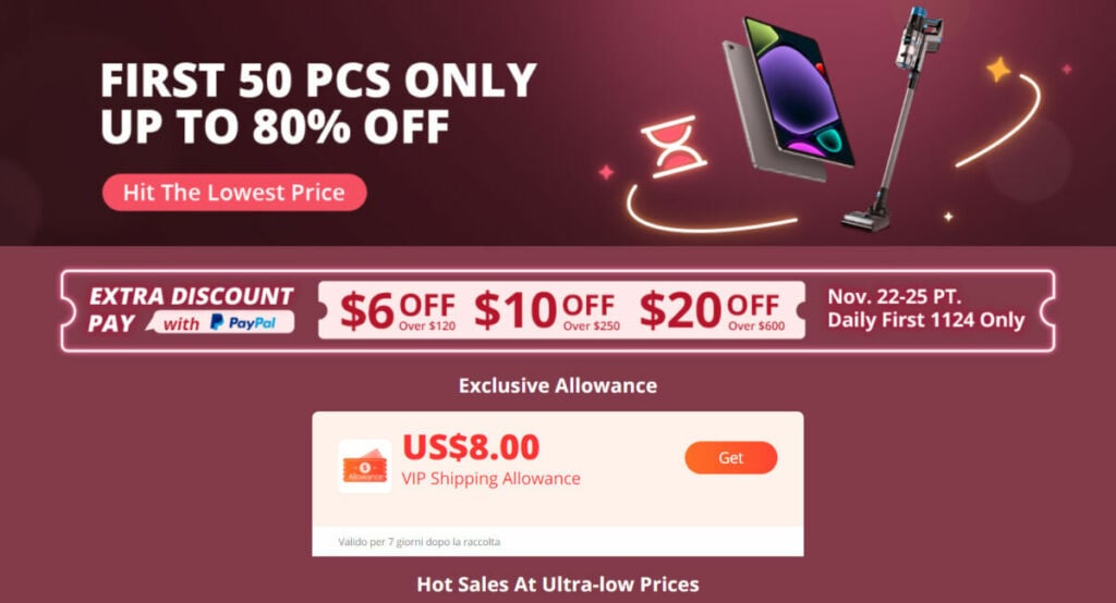 Black Friday από την Banggood