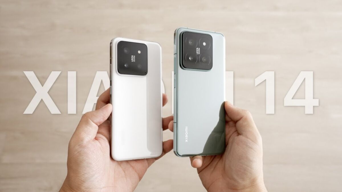 xiaomi 14 en 14 pro getoond vanaf de achterkant