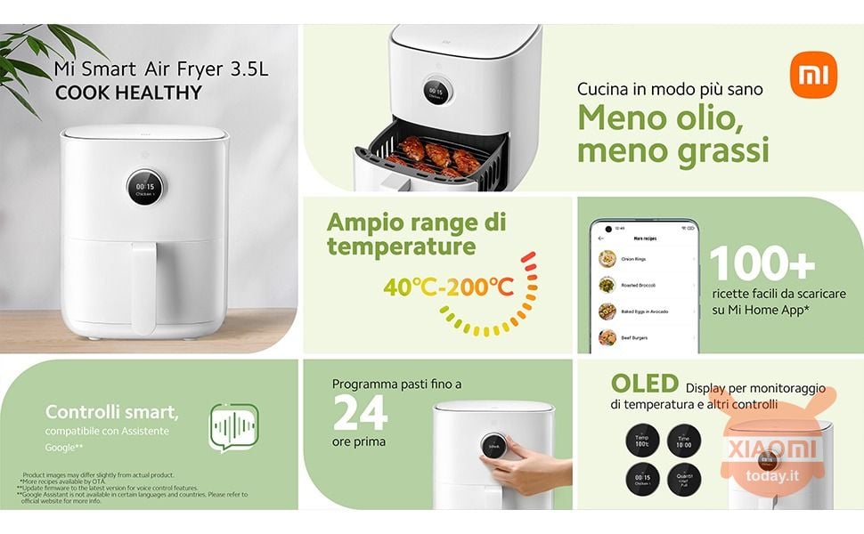 φριτέζα αέρα xiaomi 35L