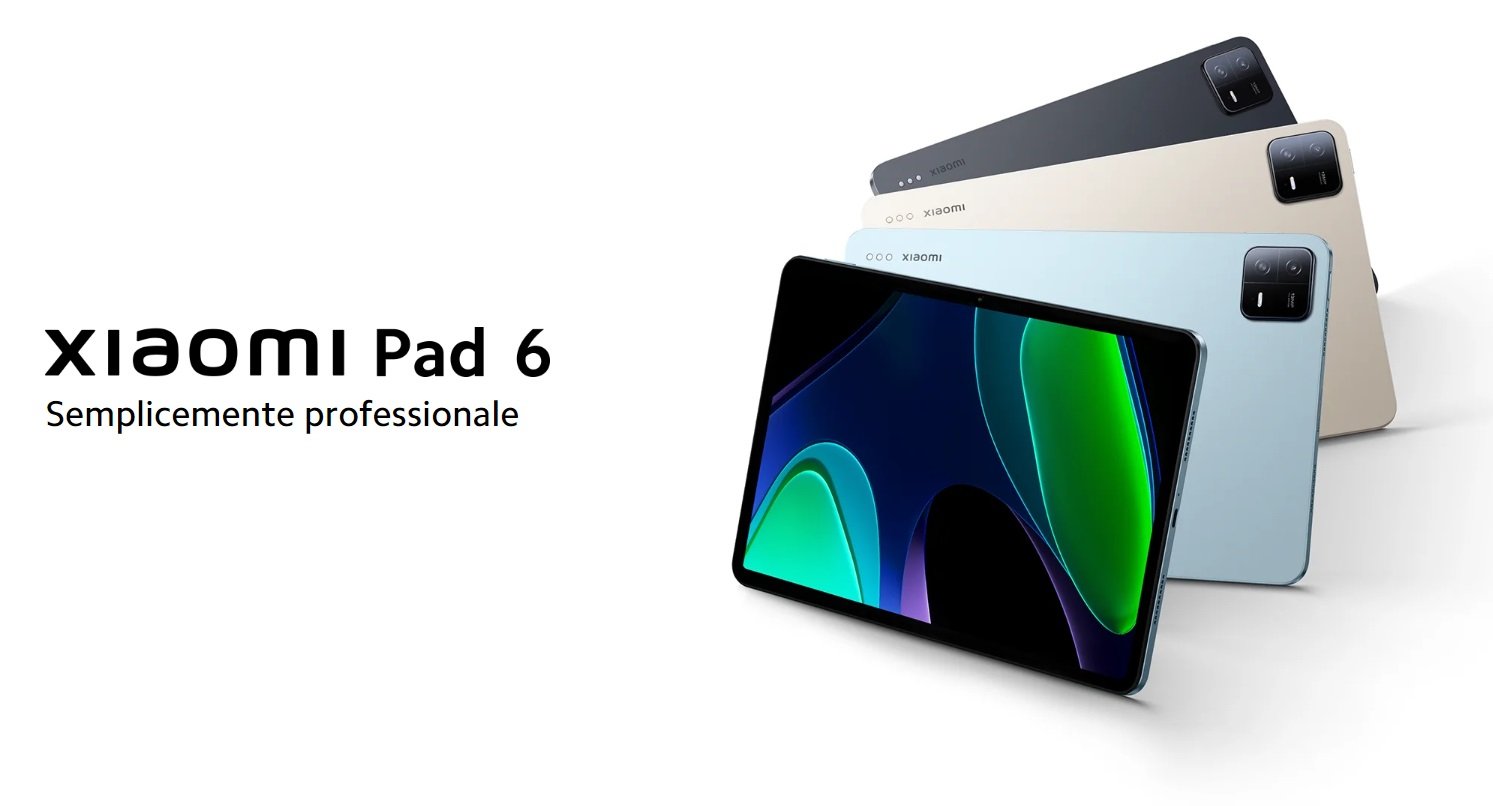 Xiaomi Pad 6 Global Tablet a 292€ spedizione da Europa inclusa!