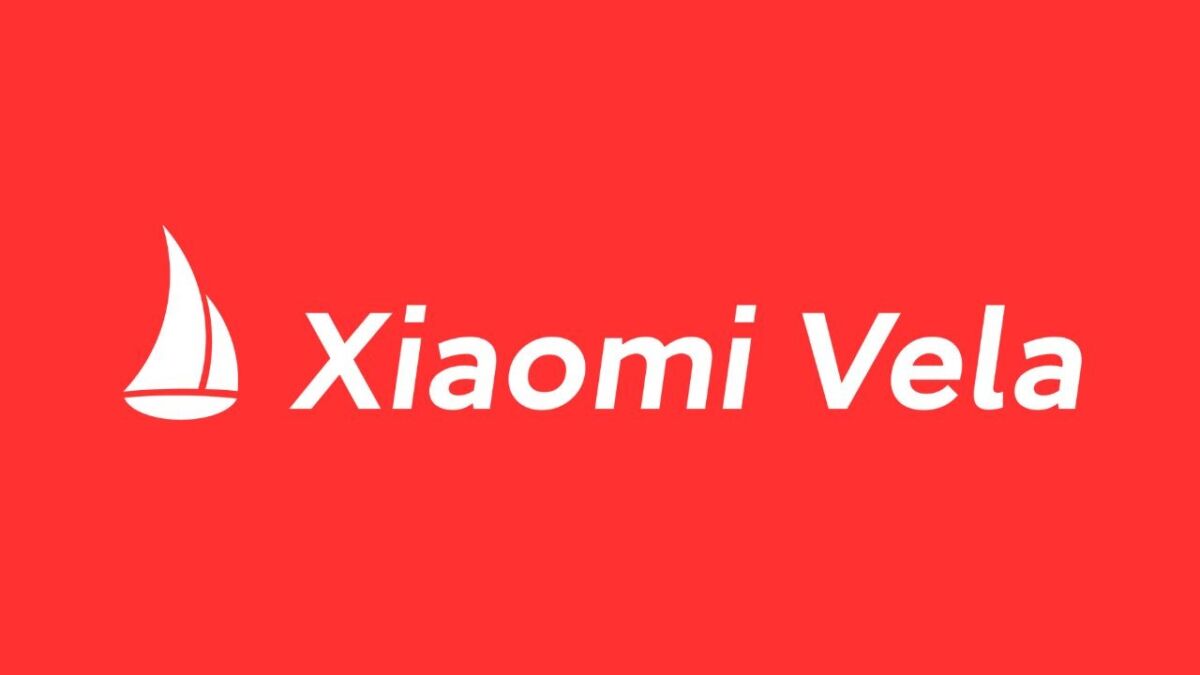 xiaomi vela logo bianco su sfondo rosso