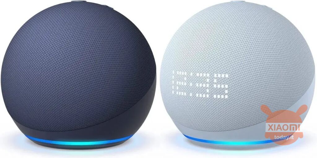 amazon echo dot 2022 blu notte e color ghiaccio