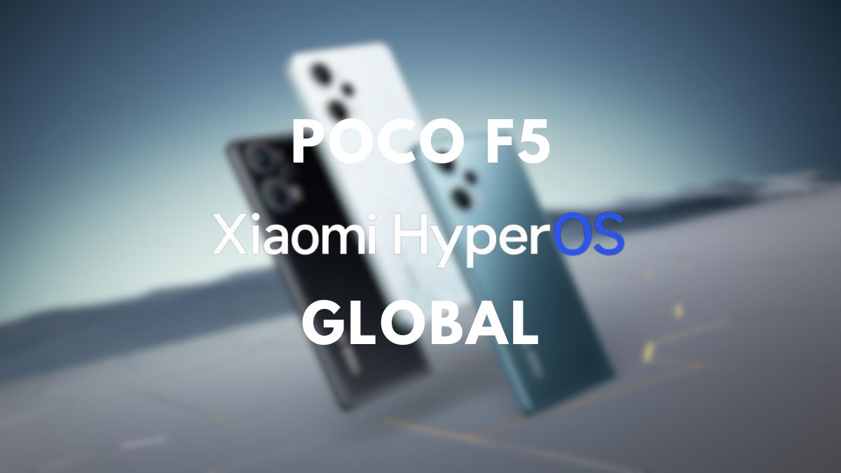 poco f5 im Hintergrund mit Hyperos Global geschrieben
