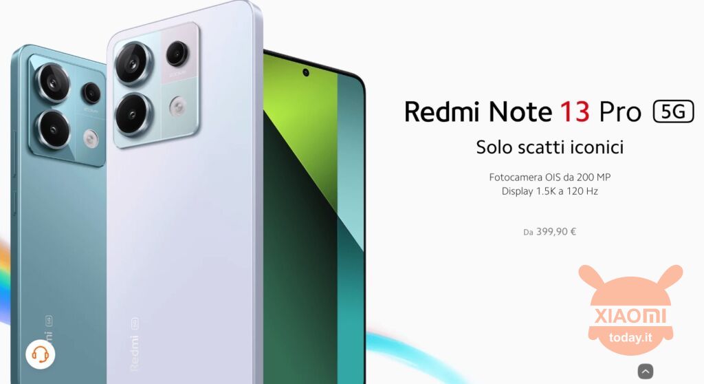 XIAOMI Redmi Note 13 PRO 5G 6,67 256GB 8GB Ocean
