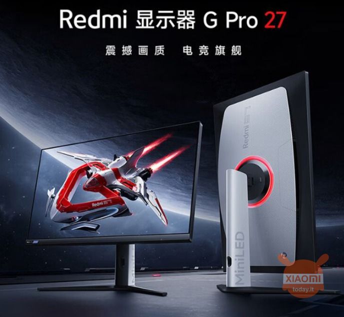 Redmi Monitor G Pro 27 ufficiale: monitor con Mini LED e HDR1000 a prezzo competitivo